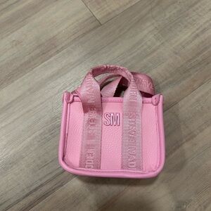 Pink Mini Tote Bag with Monogram